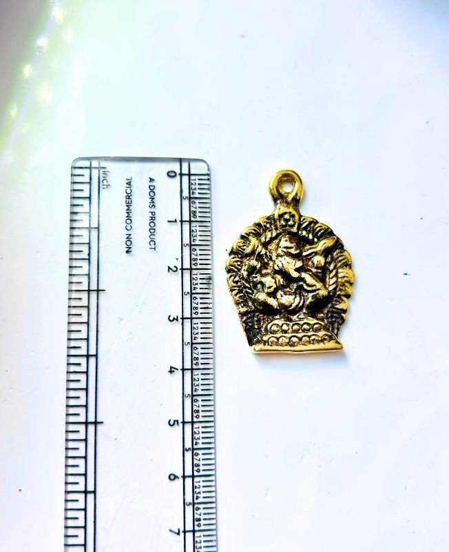 1/3/10 Pieces Dynamic Durga Brass Pendant - Image 3