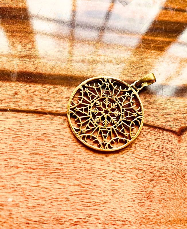 1/3/10 Pieces Intricate Mandala Brass Pendant - Image 2