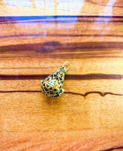 Alternative view of 1/3/10 Pieces Cage Filigree Cutout Brass Pendant