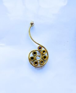 Alternative view of 1/3/10 Pieces Spiral Swirl Brass Pendant