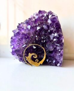 5/20 Pairs Flowing Spiral Filigree Brass Earrings