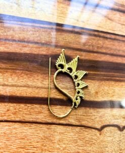 Alternative view of 5/20 Pairs Inspired Wing Spiral Brass Earrings