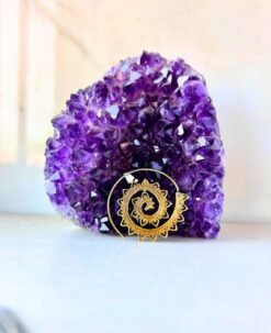 5/20 Pairs Mandala Spiral Hoop Brass Earrings