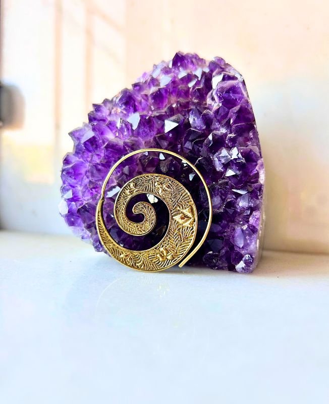 5/20 Pairs Fusion Floral Filigree Brass Earrings