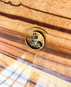 Alternative view of 5/20 Pairs Artistic Spiral Bohemian Brass Earrings