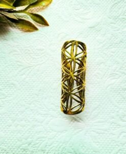 Alternative view of Circle of Life Brass Dreadlock Bead