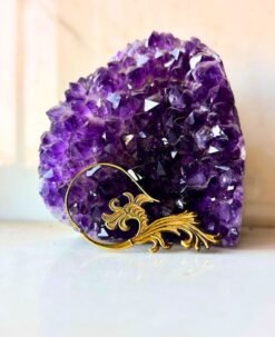 5/20 Pairs Crafted Filigree Leaf Brass Earrings