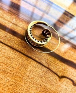 Alternative view of 5/20 Pairs Fusion Tribal Spiral Brass Earrings