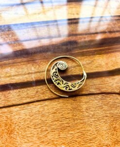 Alternative view of 5/20 Pairs Combination Swirl Filigree Brass Earrings
