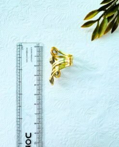 Alternative view of 5/20 Pieces Intertwined Spiral Brass Ring