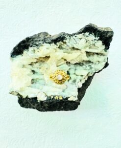 Alternative view of 5/20 Pieces Moonstone Adjustable Brass Ring