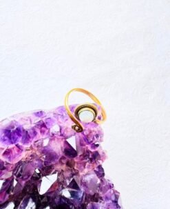 5/20 Pieces Handcrafted Spiral Brass Ring