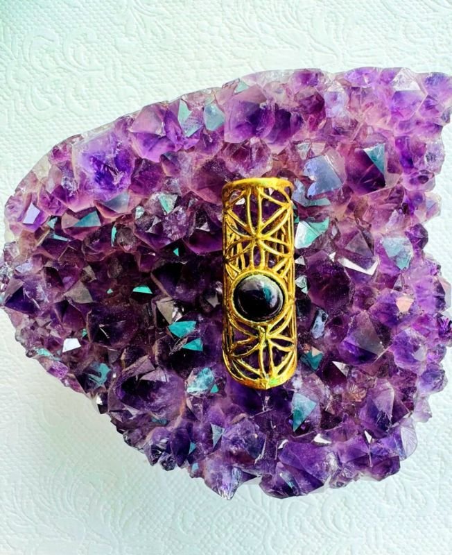 Striking Brass Dreadlock Bead