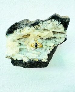 Alternative view of 5/20 Pieces Lotus Flower Adjustable Brass Ring