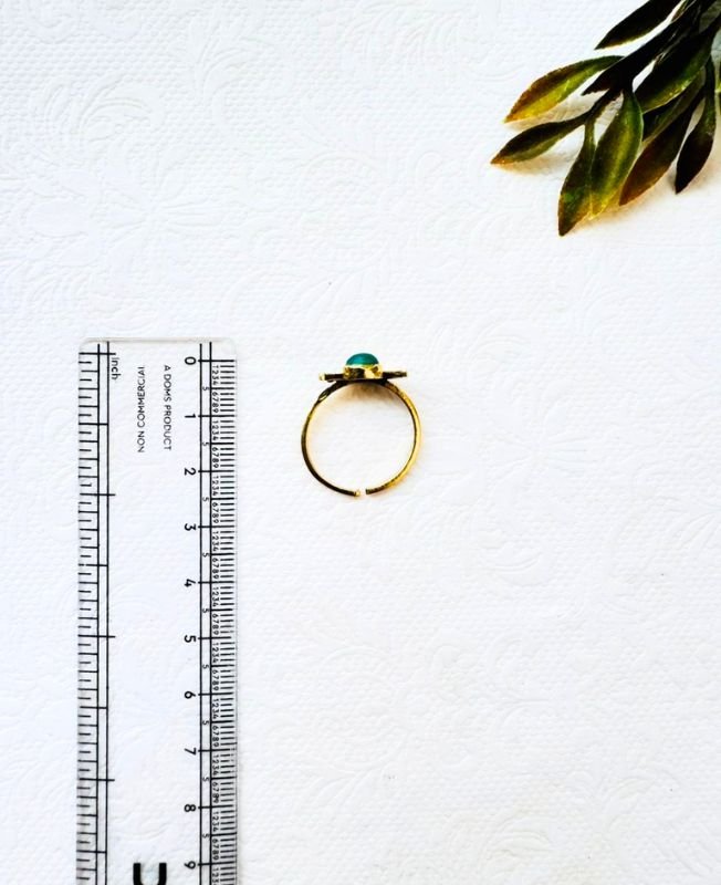 5/20 Pieces Crescent Moon Brass Ring - Image 3