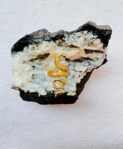 Alternative view of 5/20 Pieces Serpent Power Design Brass Ring