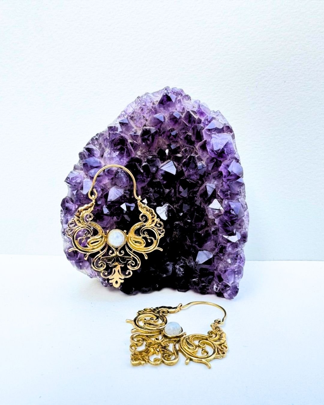 5/20 Pairs Victorian Tribal Brass Earrings