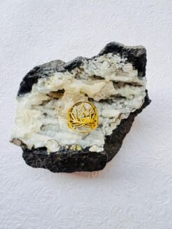 Alternative view of 5/20 Pieces Openwork Lotus Brass Ring