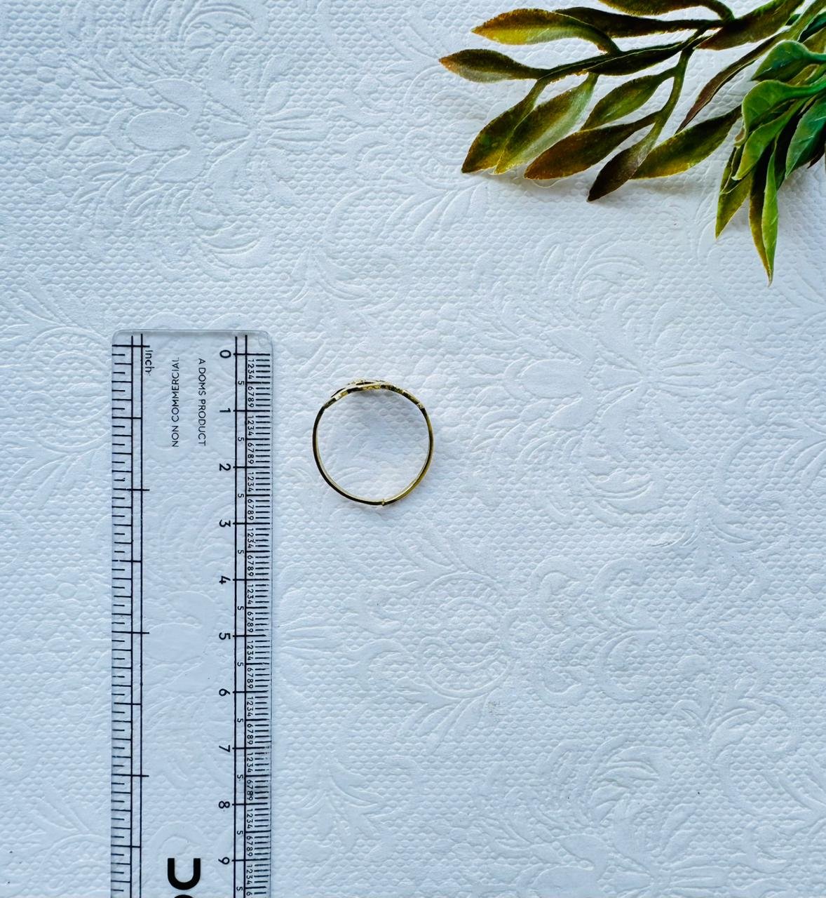 5/20 Pieces Honeycomb Lattice Brass Ring - Image 3