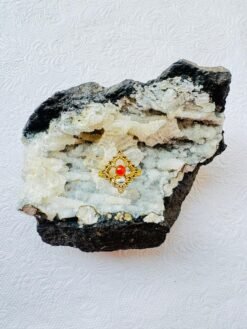 Alternative view of 5/20 Pieces Carnelian Stone Brass Ring