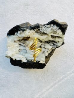 Alternative view of 5/20 Pieces Sleek Winged Bypass Brass Ring