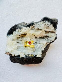 Alternative view of 5/20 Pieces Statement Red Stone Brass Ring