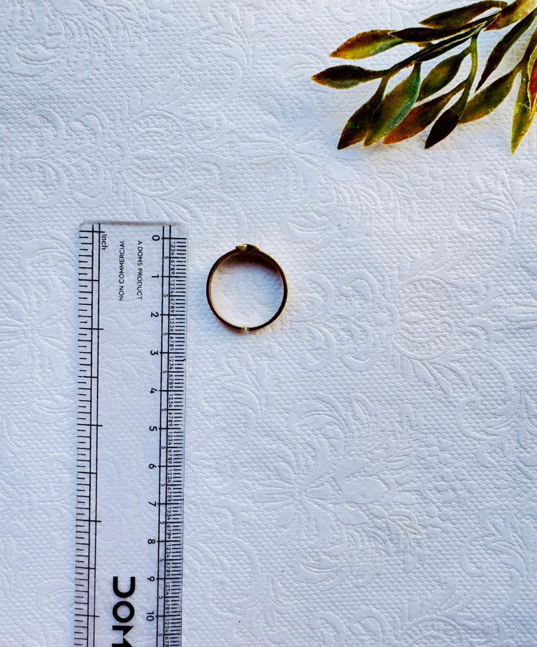 5/20 Pieces Triquetra Band Brass Ring - Image 3