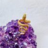 5/20 Pieces Serpent Power Design Brass Ring