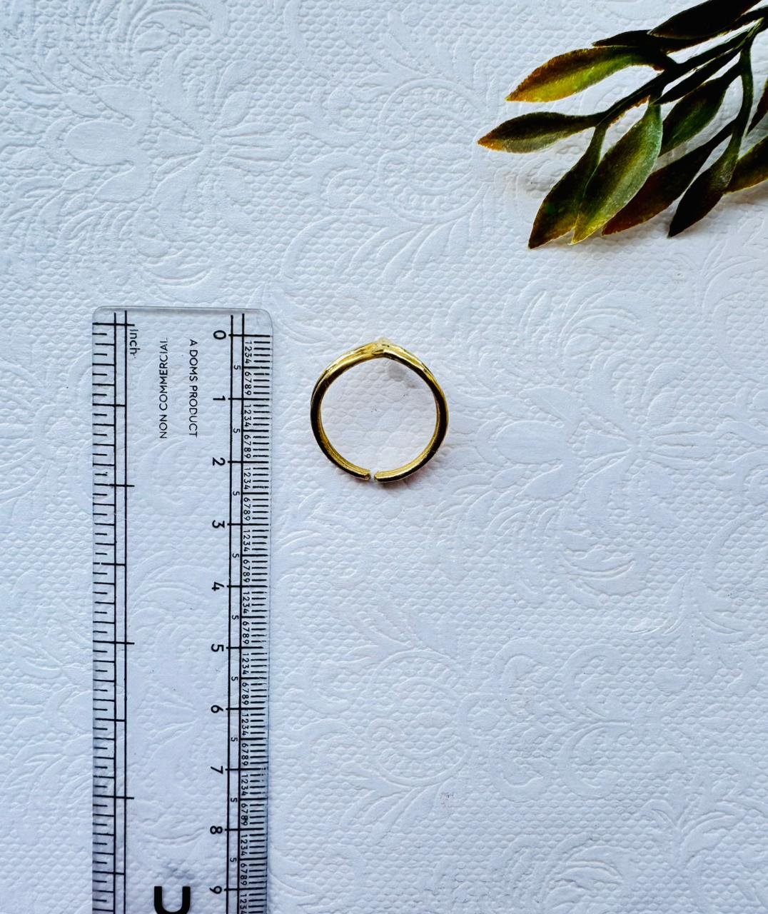 5/20 Pieces Minimalist Double Band Brass Ring - Image 3