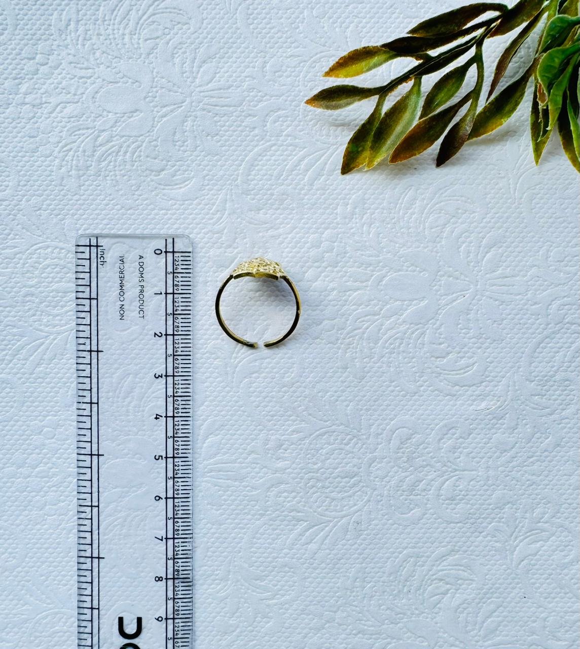 5/20 Pieces Mandala Flower Brass Ring - Image 3