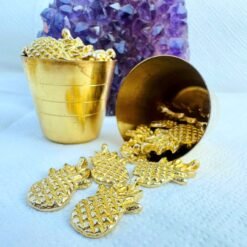 Alternative view of Pineapple Brass Charms