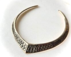 Alternative view of Crafted Engraved Brass Choker Set