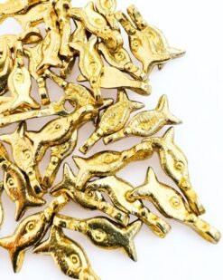 Fish Shape Brass Charms