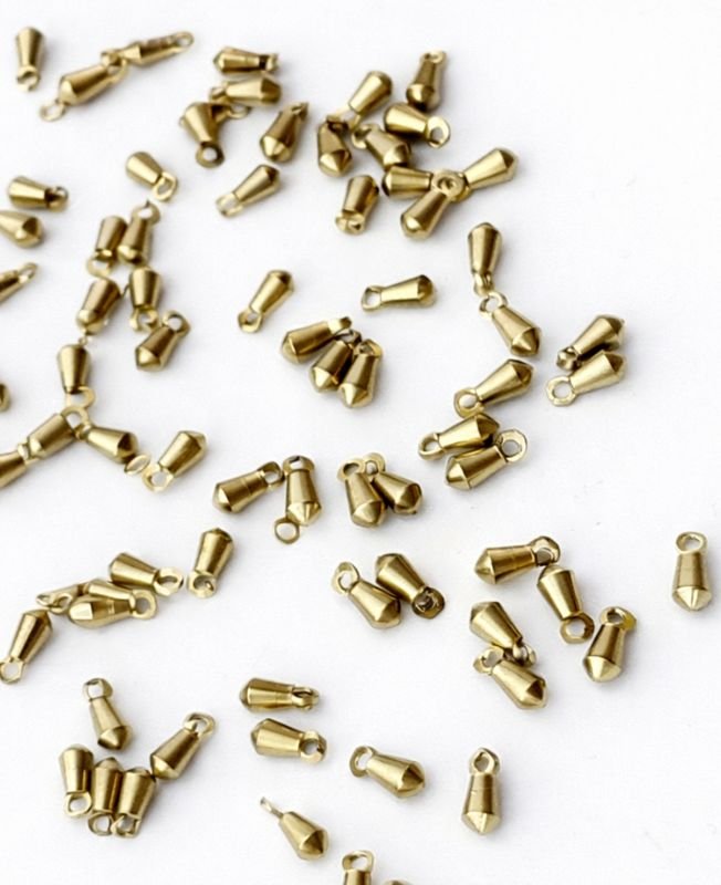 9MM Drop Brass Charms - Image 2
