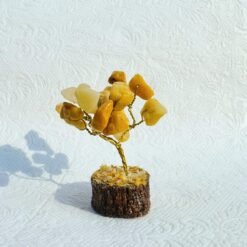 Yellow Aventurine Gemstone Bonsai Tree