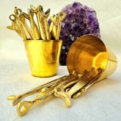 Alternative view of Long Slim Fish Brass Charms