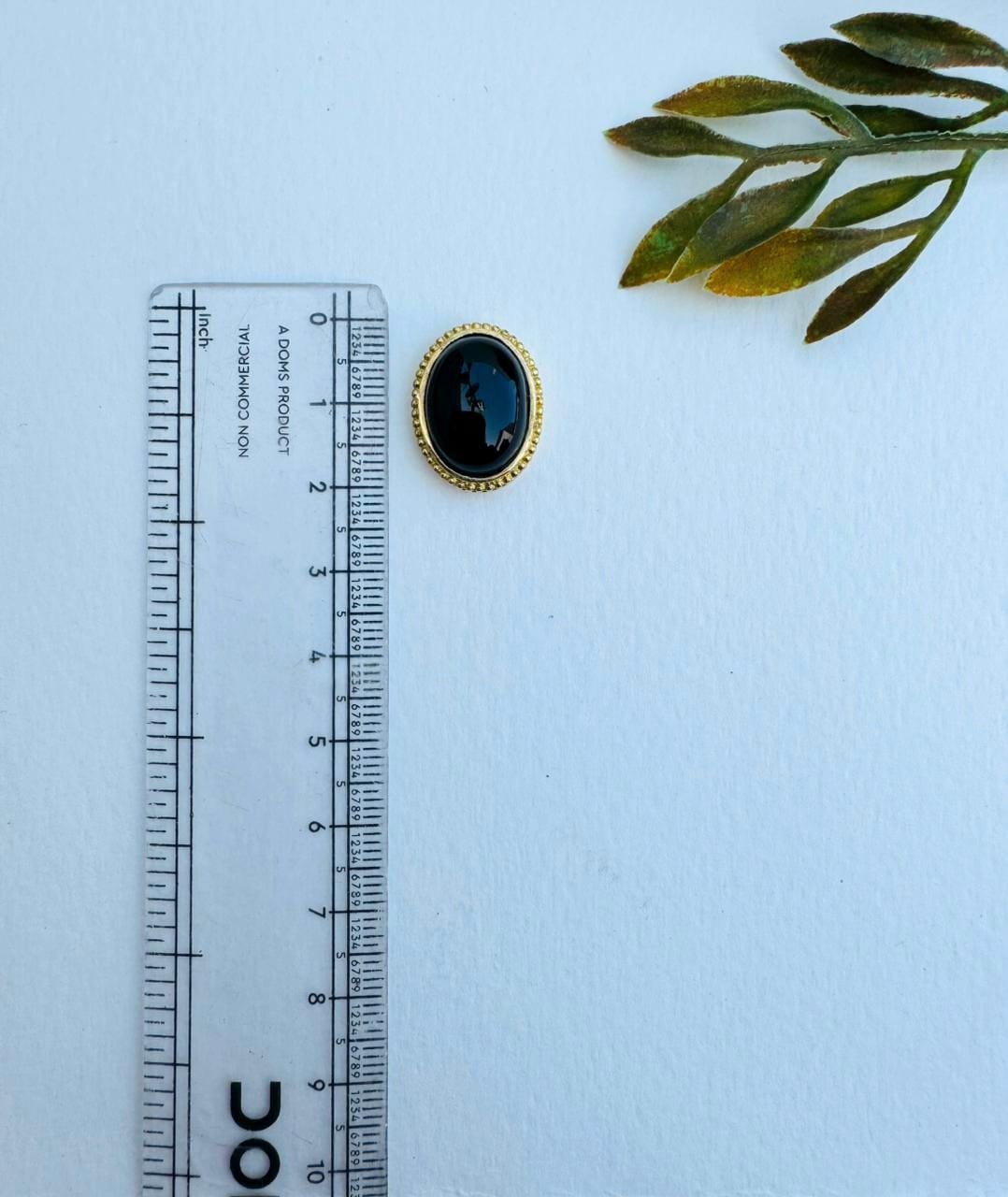 Black Onyx Grooved Stones Connectors - Image 3