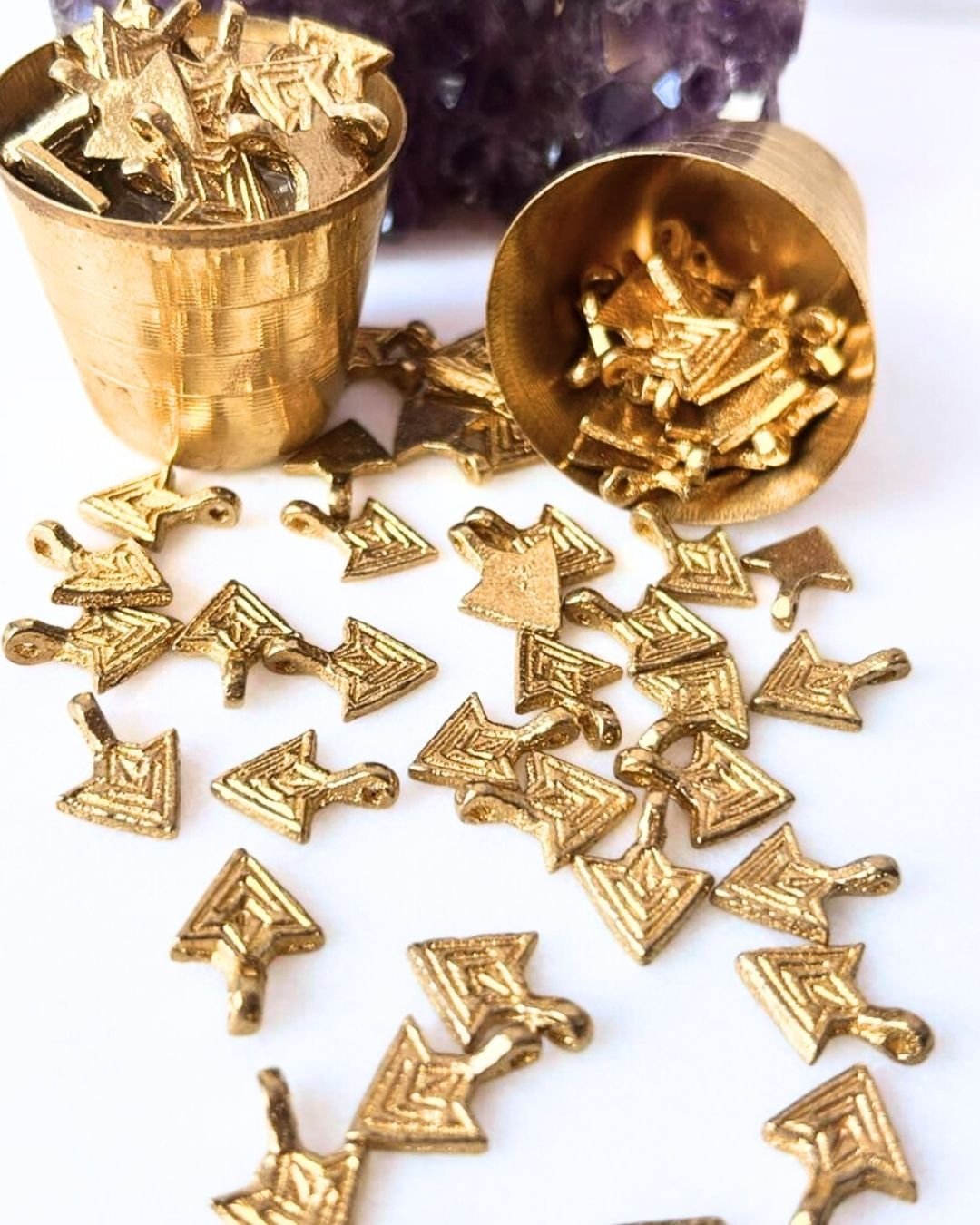 Arrow Brass Charms - Image 2