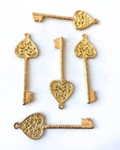 Vintage Ethnic Key Charms