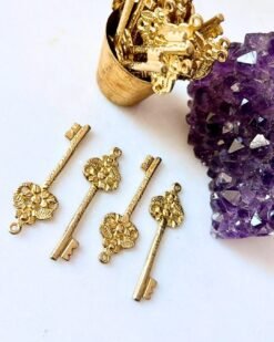 Alternative view of Floral Ethnic Key Charms