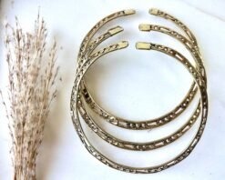 Embedded Chain Detail Brass Choker Set