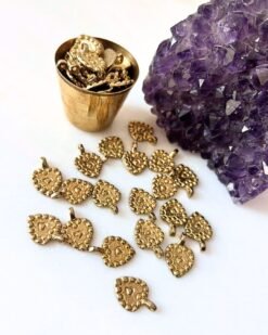 Alternative view of Decorative Teardrop Brass Charms