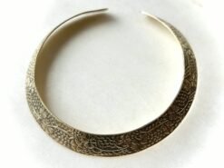 Alternative view of Meadow Engraved Brass Choker Set