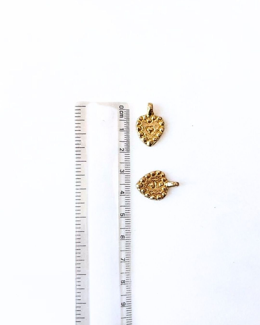 Decorative Teardrop Brass Charms - Image 3