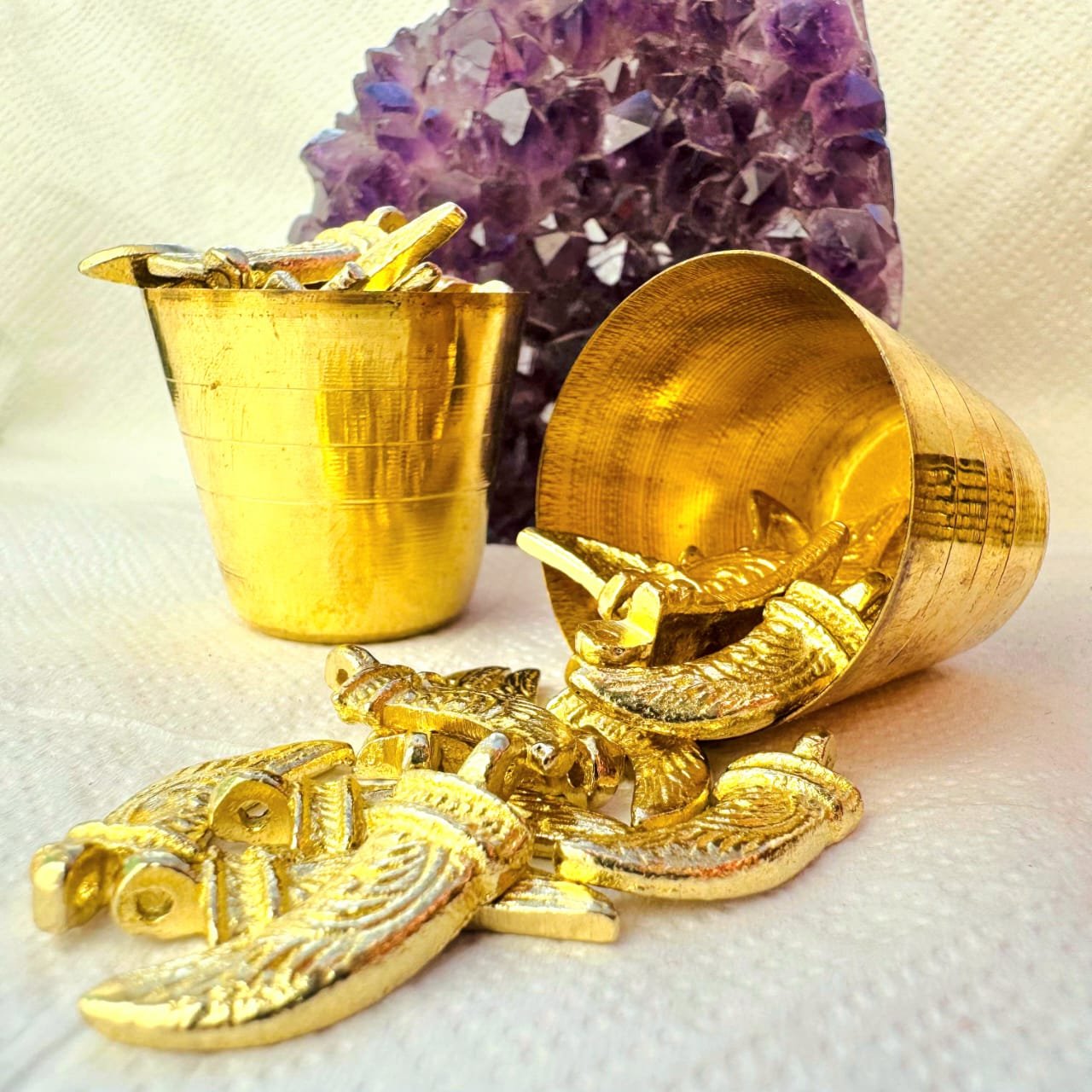 Talon Horn Brass Charm - Image 2