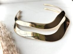 Sculpted Horizon Brass Choker Set