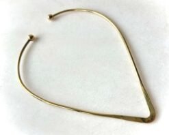 Alternative view of Orbit Lines Brass Choker Set