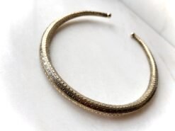 Alternative view of Open Scroll Brass Choker Set