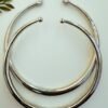 Sleek Finish Silver Toned Brass Choker Set