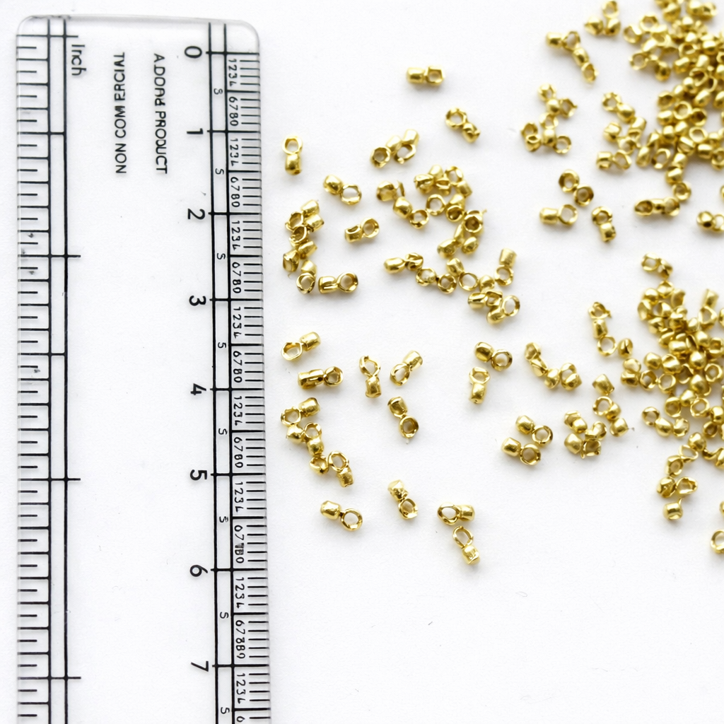 5MM Drop Brass Charms - Image 4
